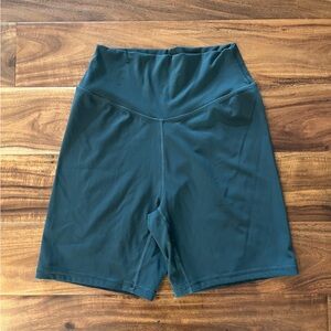 Women's Teal Biker Shorts